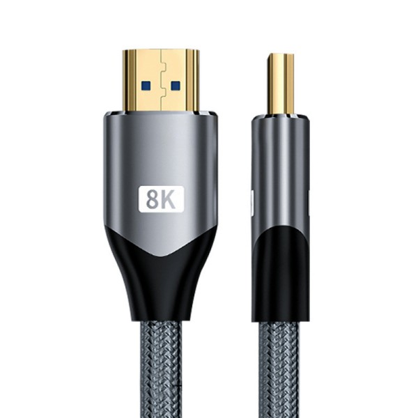 HDMI2.1 cable Aluminum alloy 8k HD cable set top box TV computer game console cable