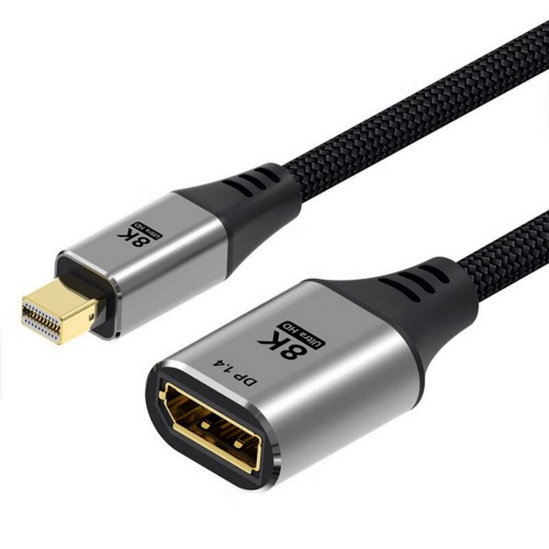Mini Displayport Male to Displayport Female Extension Cable