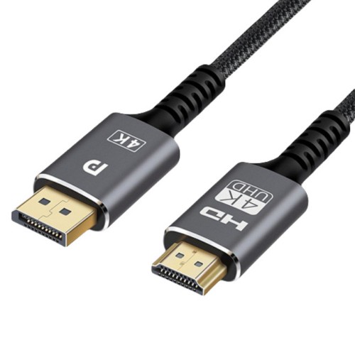 DP to HDMI Cable support 4K@60Hz 18Gbps