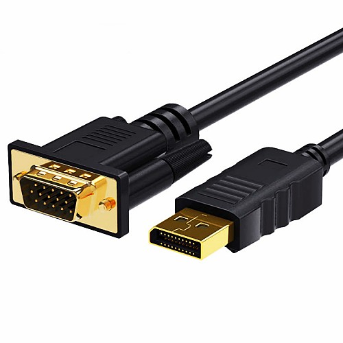 Displayport to VGA Cable with 1080P