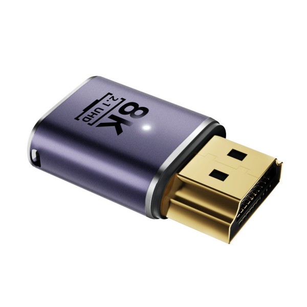 HDMI 8K Male to Female Adapter with 48G DHCP2.3 HDR10 EDID CEC 3D