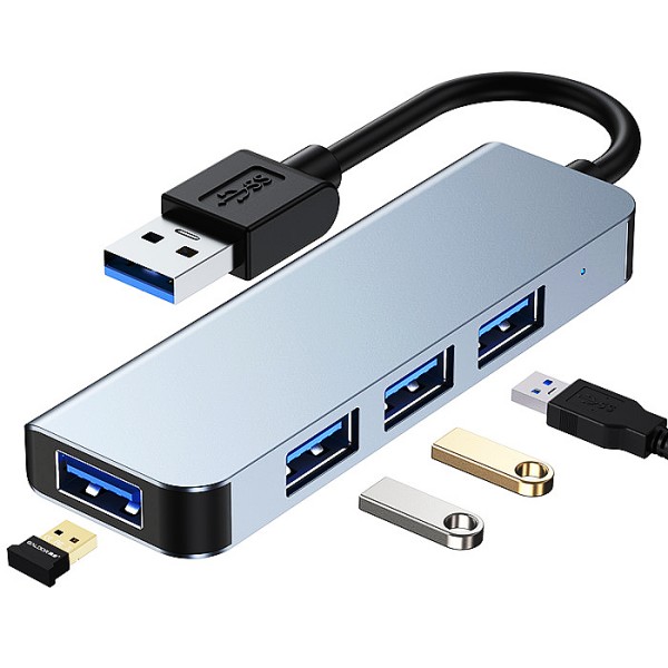 4 in 1 USB Hub with USB3.0 Interface