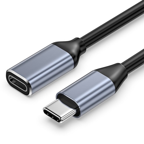 USB3.1 Type C Male to Female Cable with PD 100W 4K60Hz Resolution Video and 10G Data Transfer