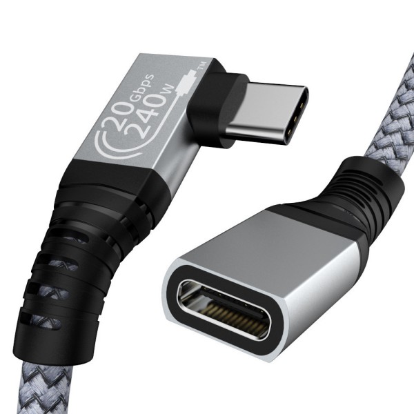 USB3.2 Full Function Cable Support 240W Power Delivery 4K60Hz Video and 20G Data
