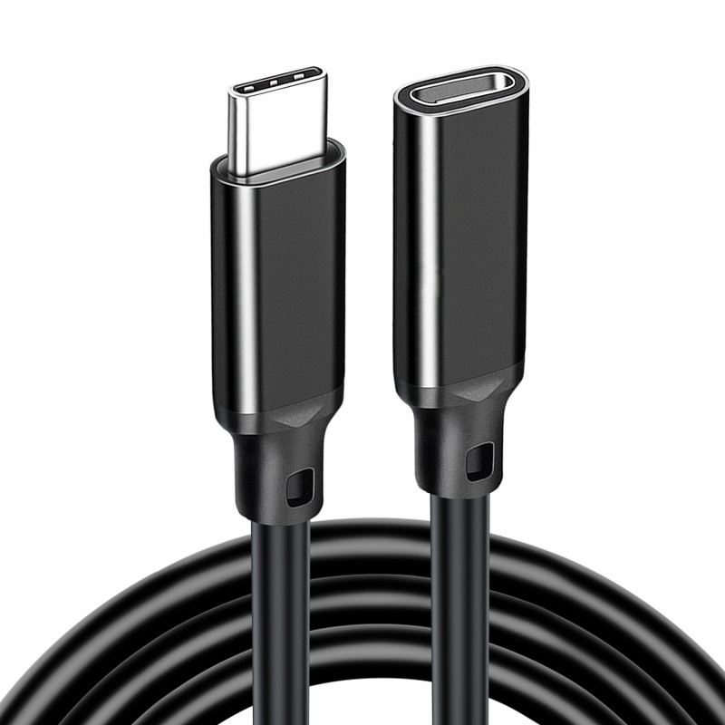 USB3.2 Type C 20G Extension Cable support 100W Fast Charging 4K60Hz Resolution and 20Gbps Data Transfer